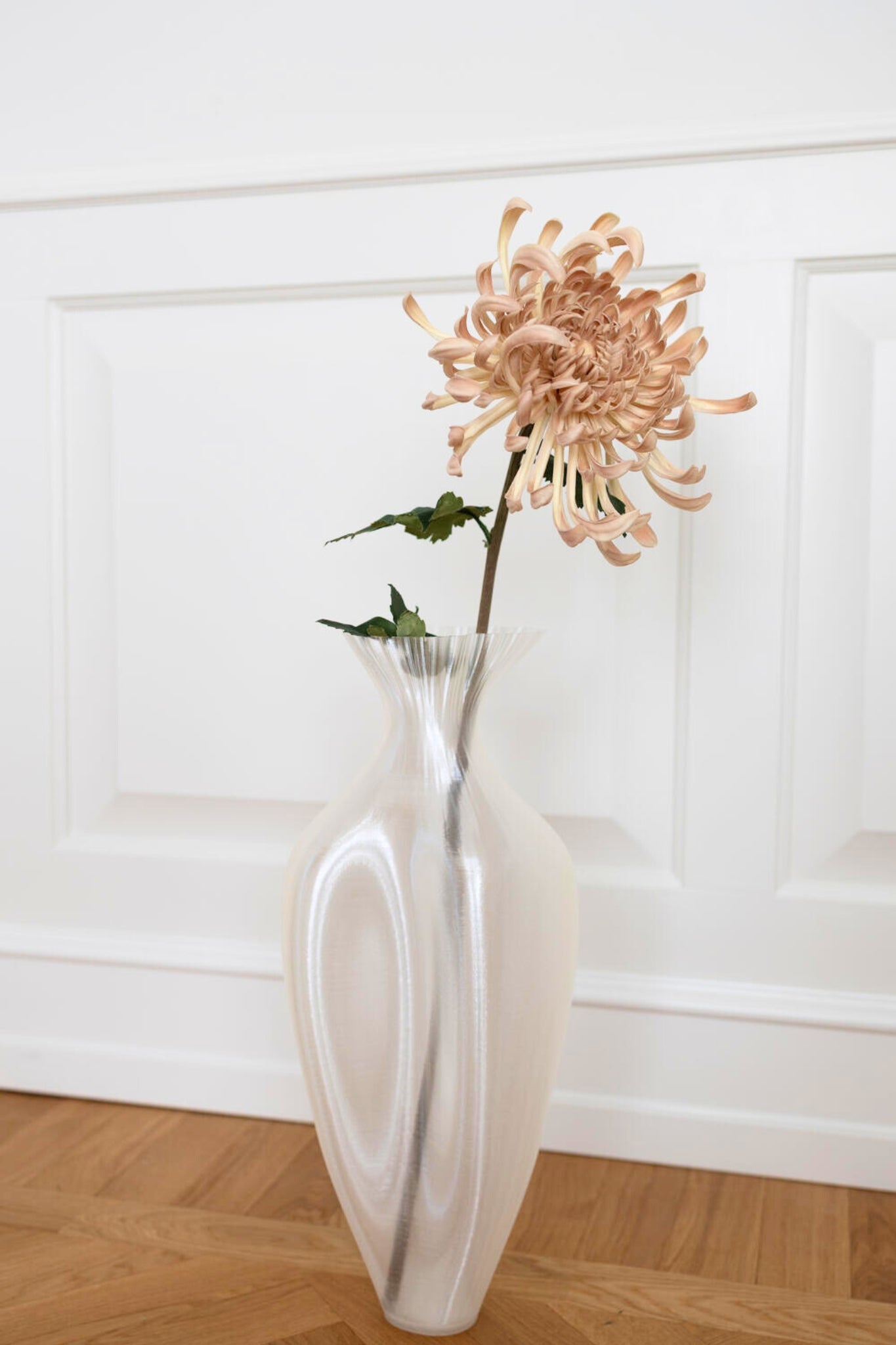 Kunstig Chrysanthemum - beige